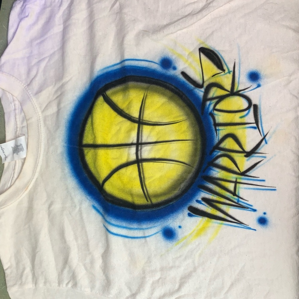 Warriors airbrush tee !